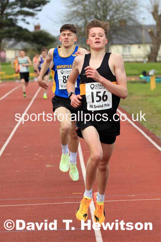 1500 metres, 2023 NE Grand Prix 1, Monkton. Photo: David T. Hewitson/Sports for All Pics